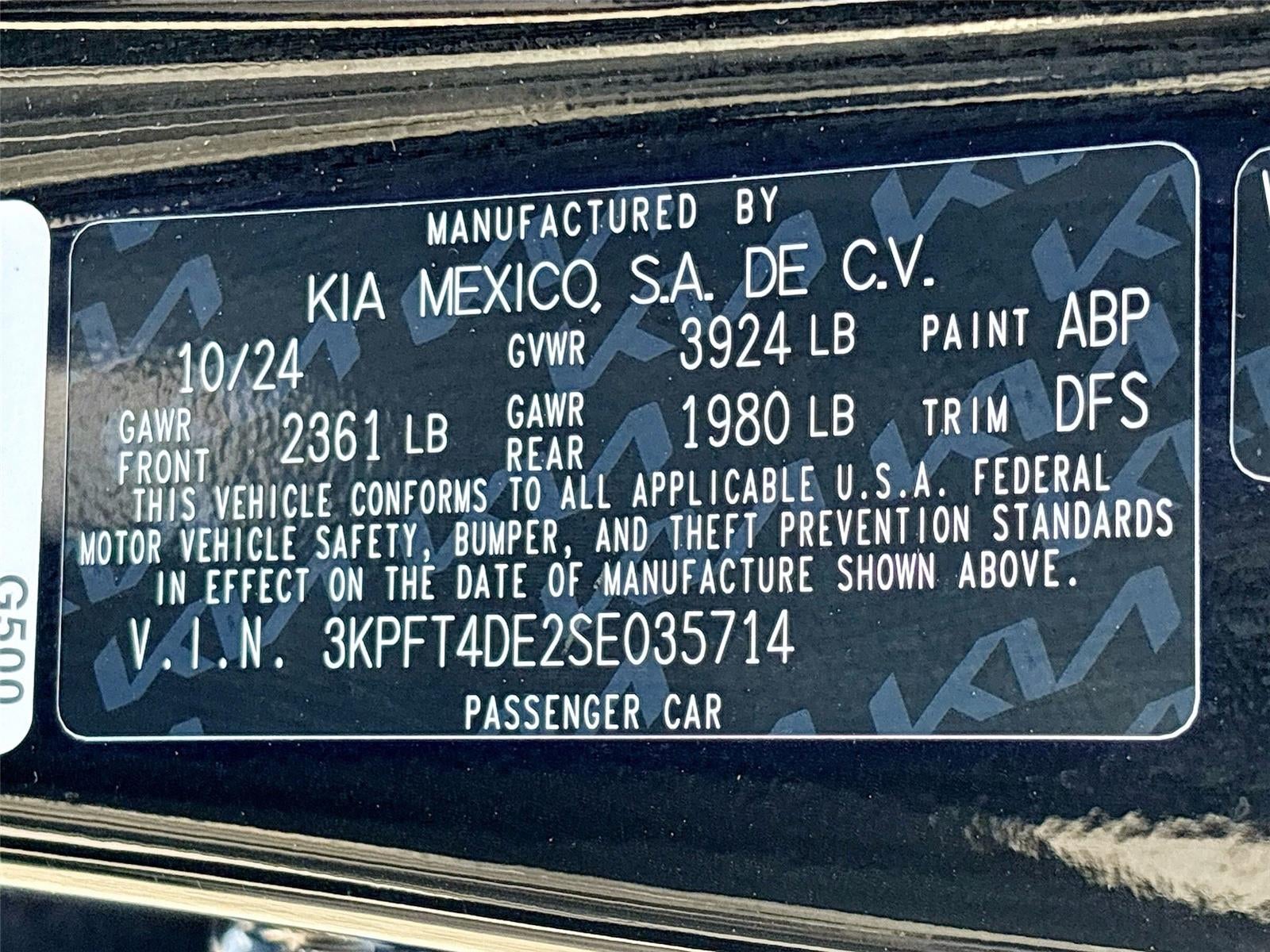 2025 Kia K4 LXS