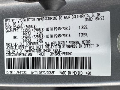 2023 Toyota Tacoma SR5 V6