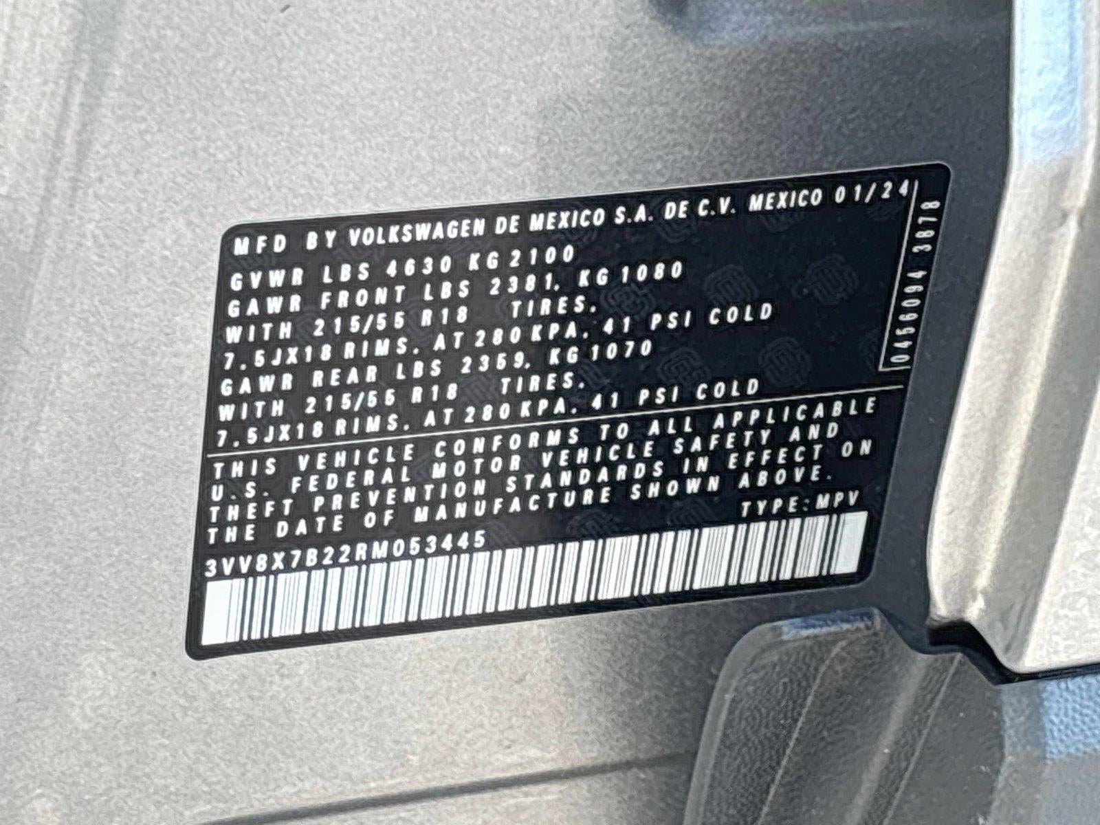 2024 Volkswagen Taos S