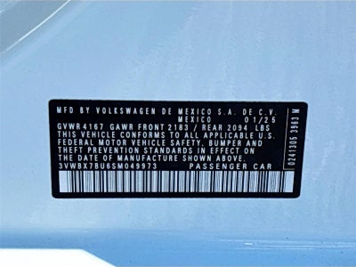 2025 Volkswagen Jetta Sport