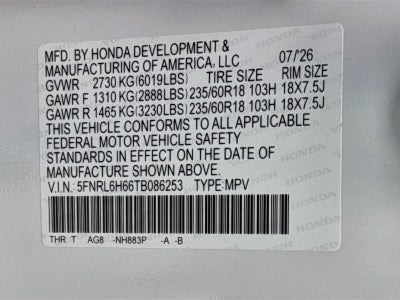 2026 Honda Odyssey EX-L