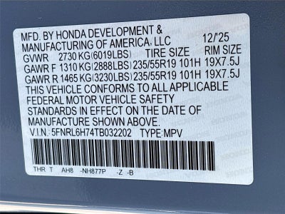 2026 Honda Odyssey Sport-L