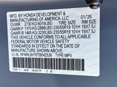 2026 Honda Odyssey Sport-L