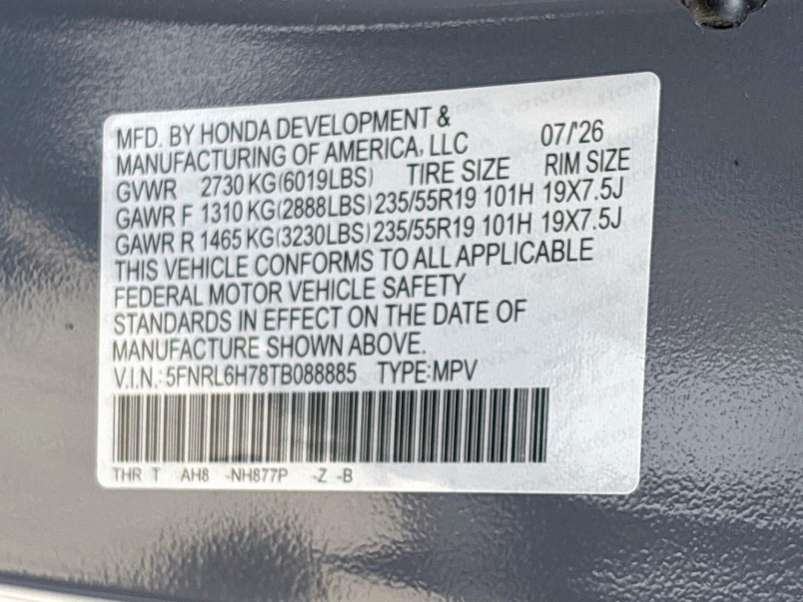 2026 Honda Odyssey Sport-L