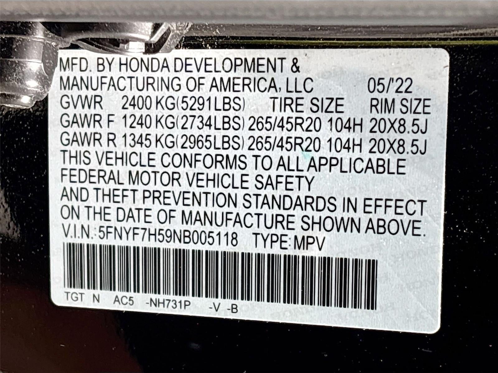 2022 Honda Passport EX-L