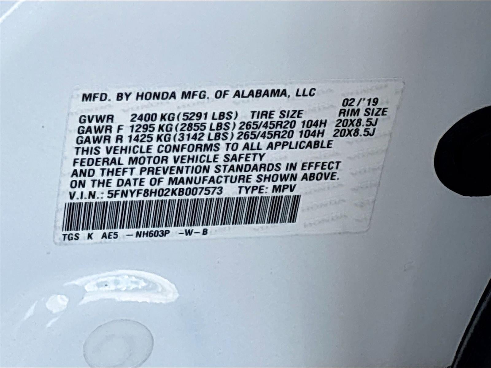 2019 Honda Passport Elite