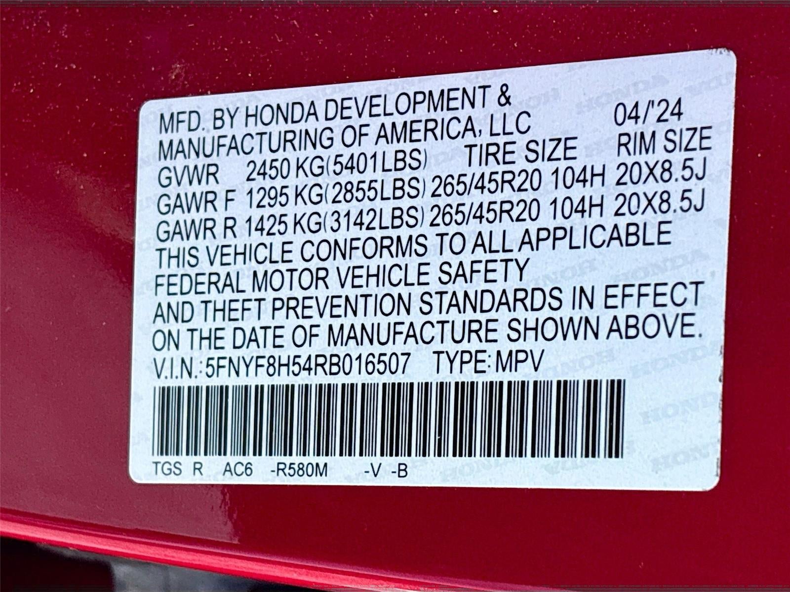 2024 Honda Passport EX-L