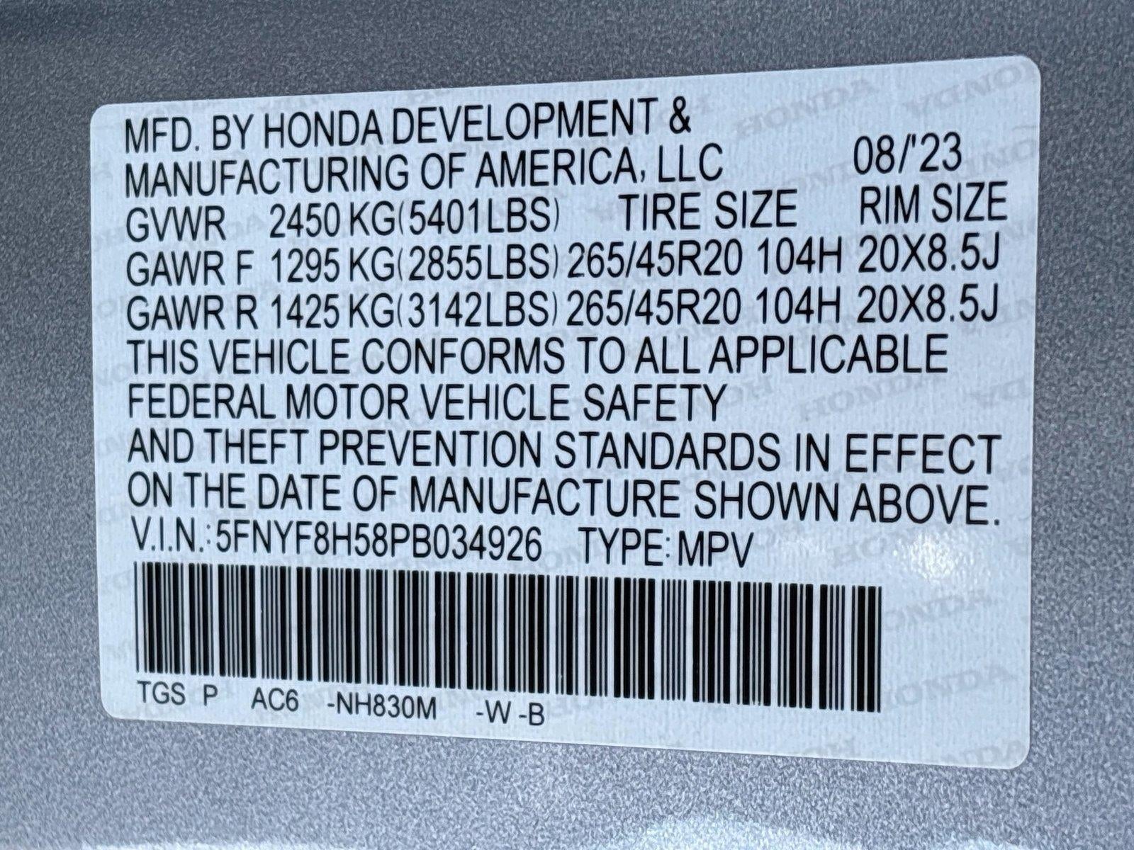 2023 Honda Passport EX-L