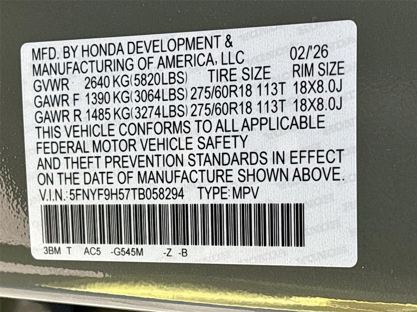 2026 Honda Passport TrailSport