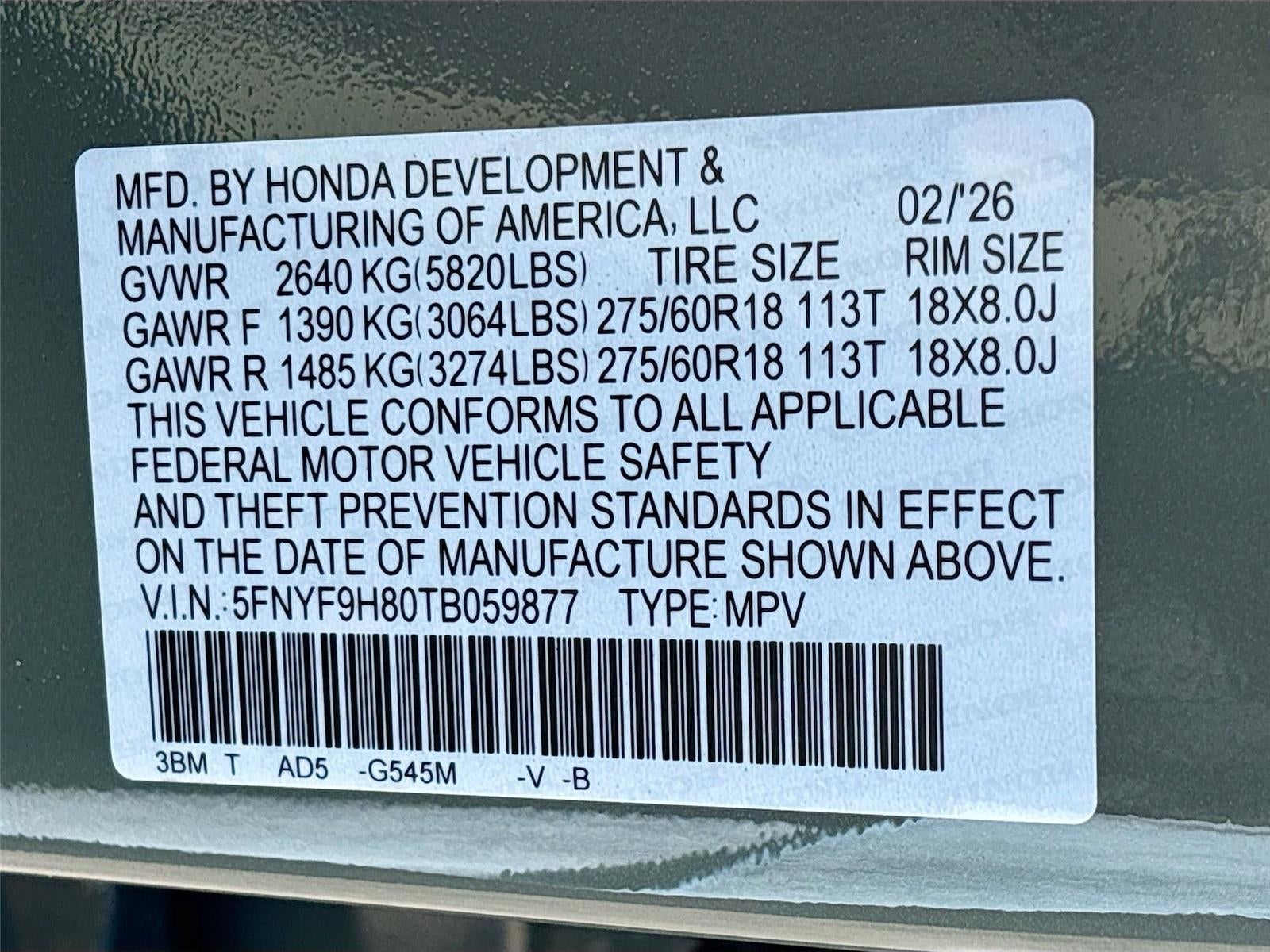 2026 Honda Passport TrailSport Elite