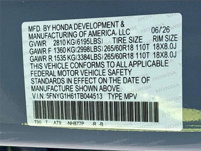 2026 Honda Pilot TrailSport