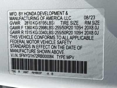 2024 Honda Pilot Touring