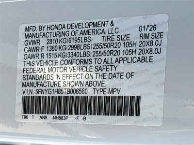 2026 Honda Pilot Elite