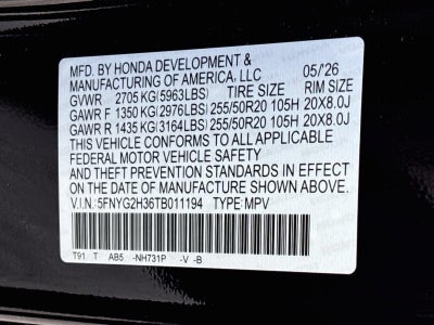 2026 Honda Pilot Sport