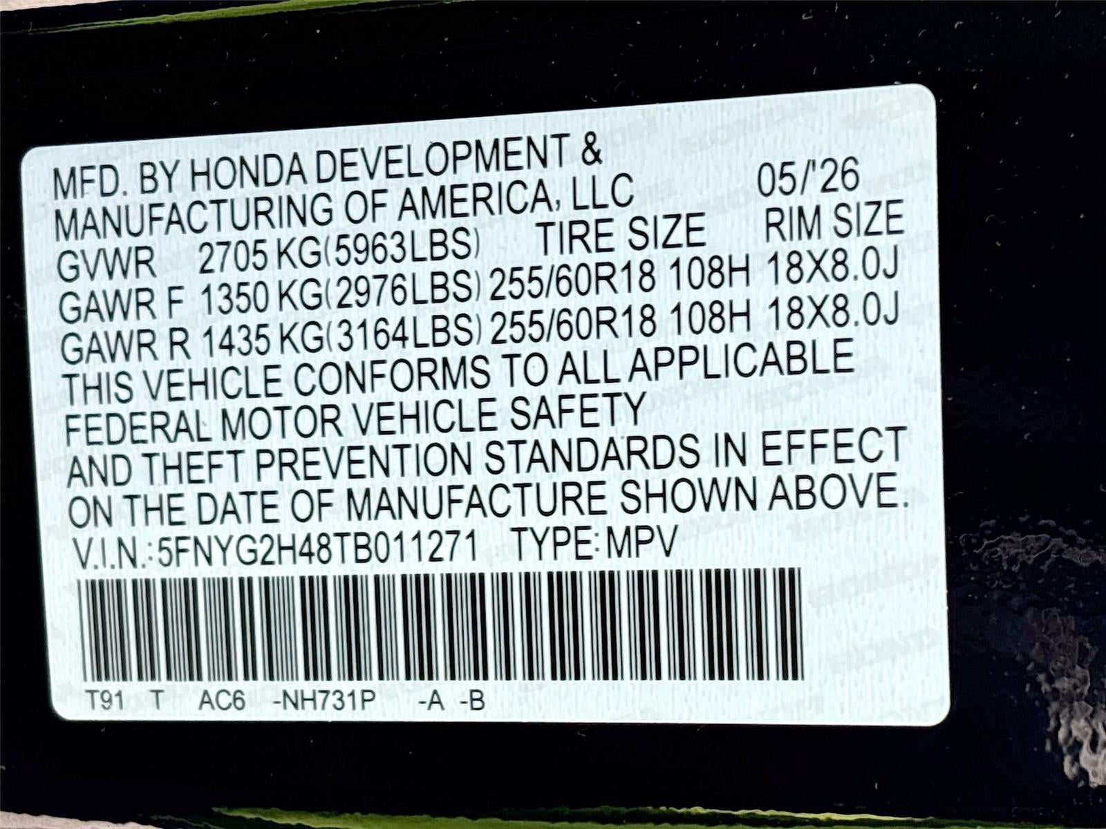 2026 Honda Pilot EX-L