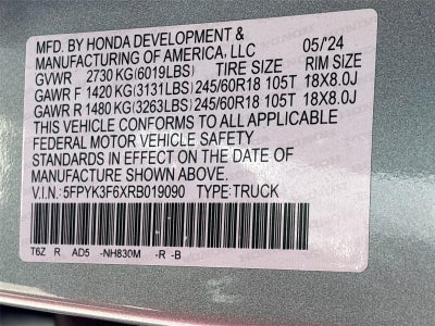 2024 Honda Ridgeline TrailSport