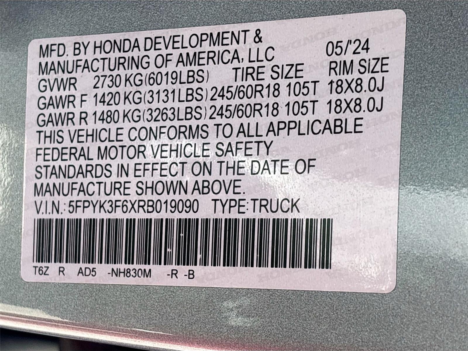 2024 Honda Ridgeline TrailSport