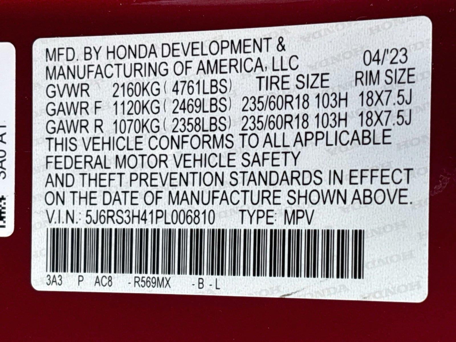 2023 Honda CR-V EX