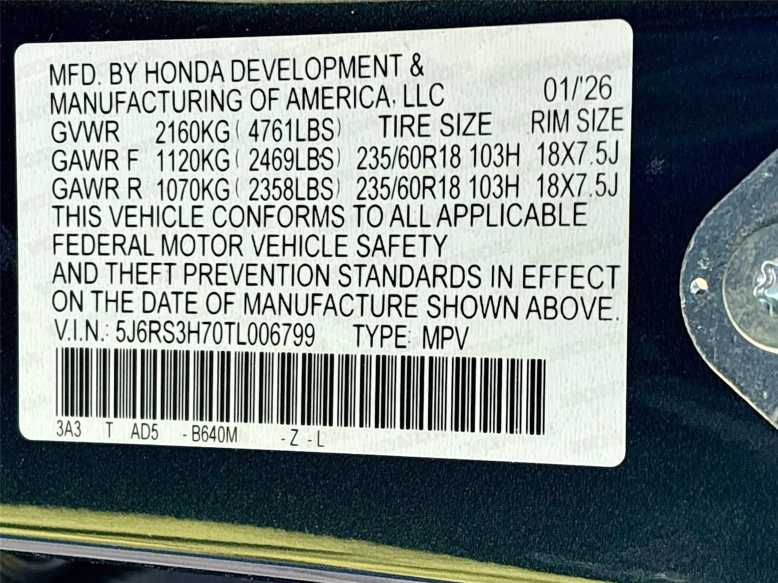 2026 Honda CR-V EX-L