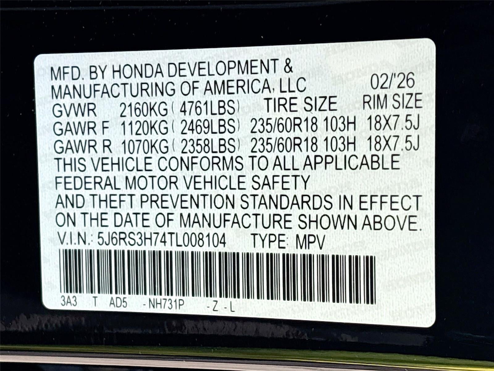 2026 Honda CR-V EX-L