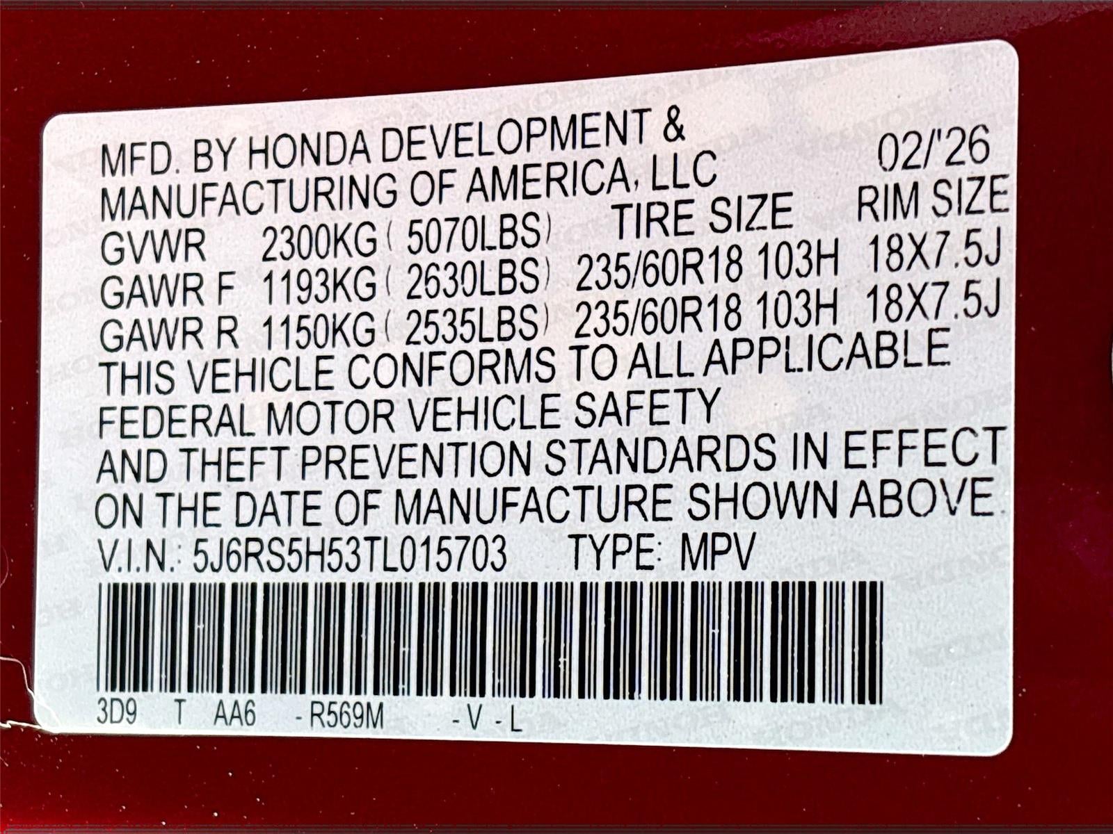 2026 Honda CR-V Hybrid Sport