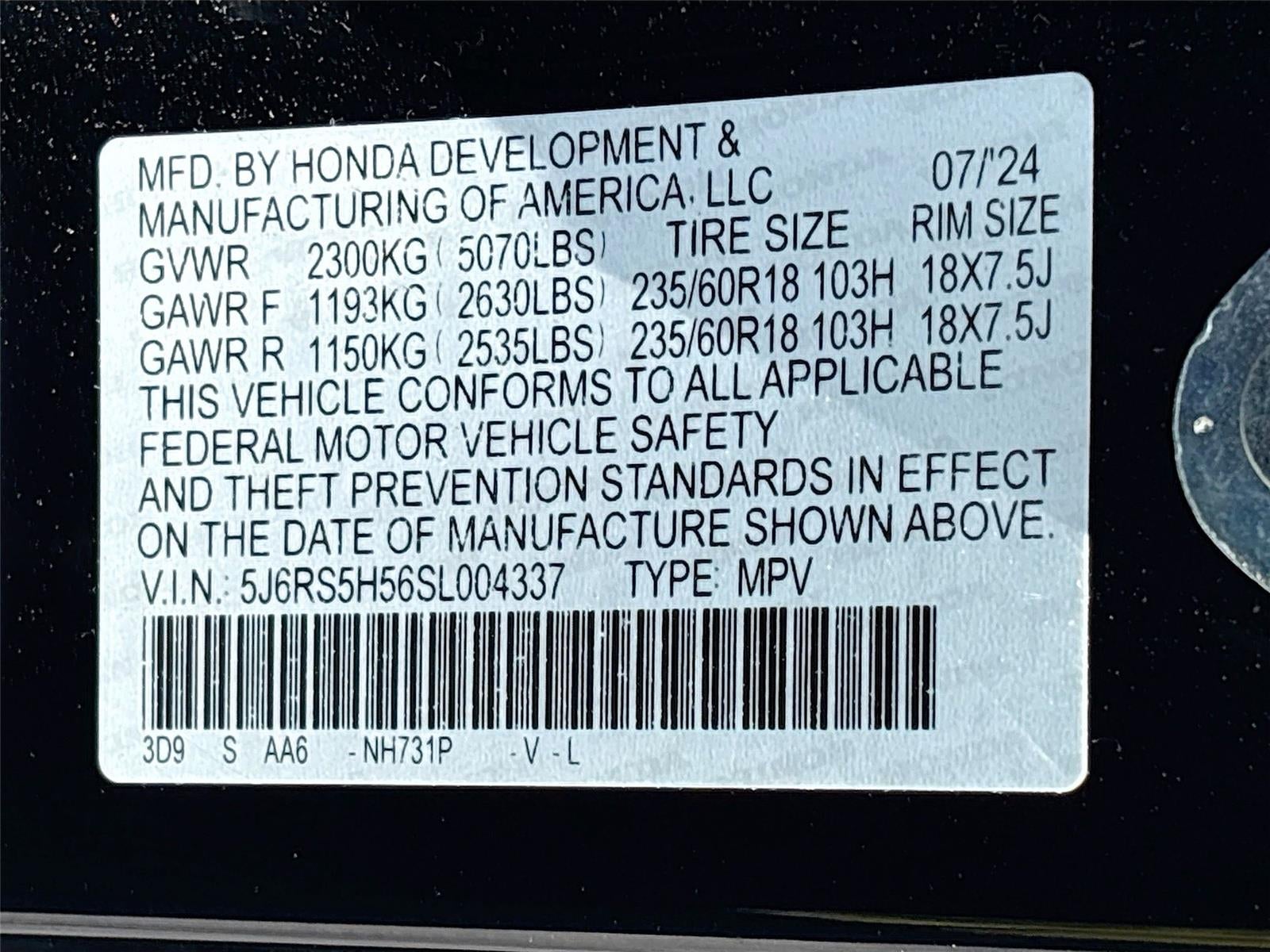 2025 Honda CR-V Hybrid Sport