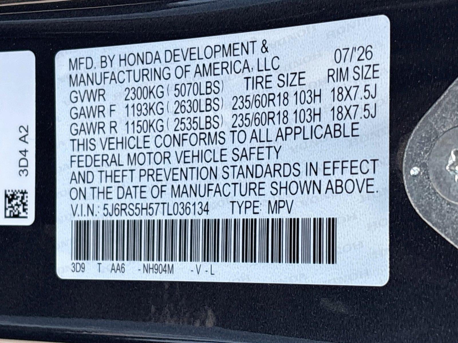 2026 Honda CR-V Hybrid Sport