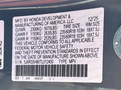 2026 Honda CR-V Hybrid Sport-L