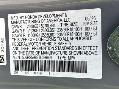 2026 Honda CR-V Hybrid Sport-L