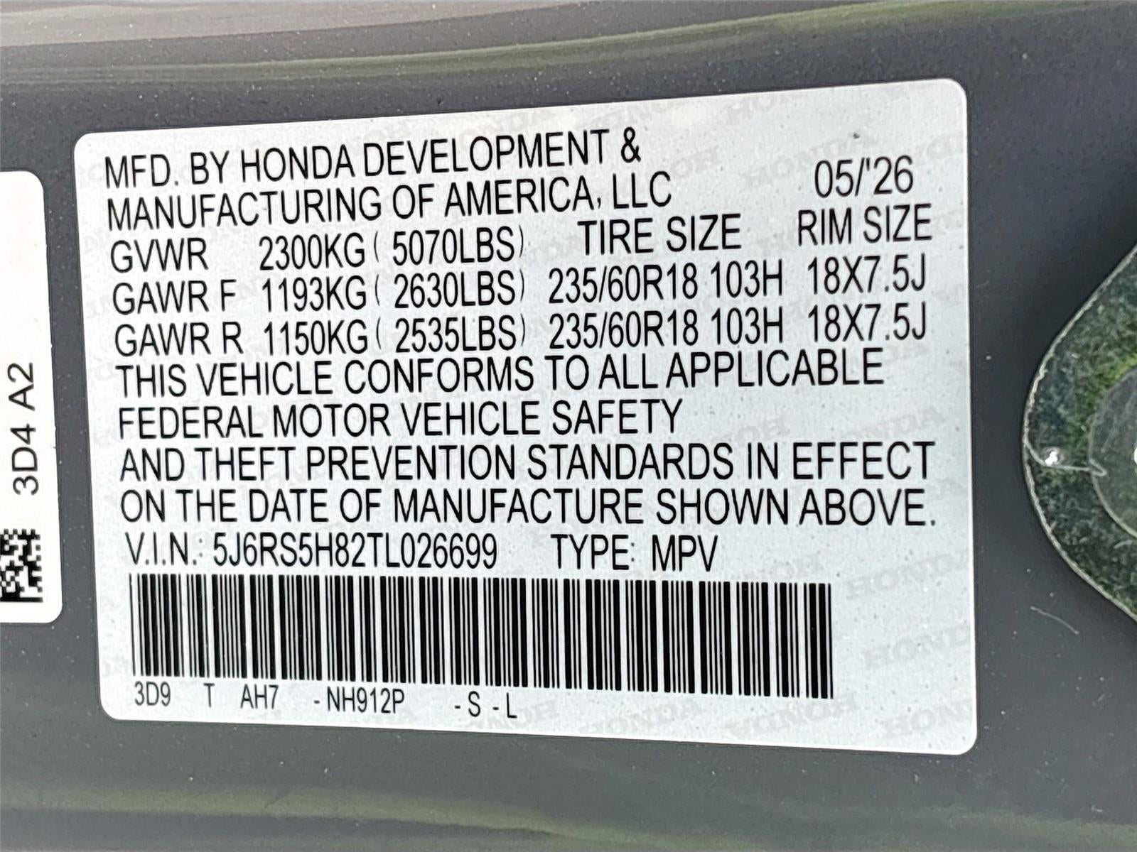 2026 Honda CR-V Hybrid Sport-L