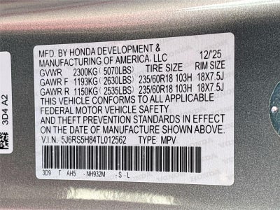 2026 Honda CR-V Hybrid Sport-L