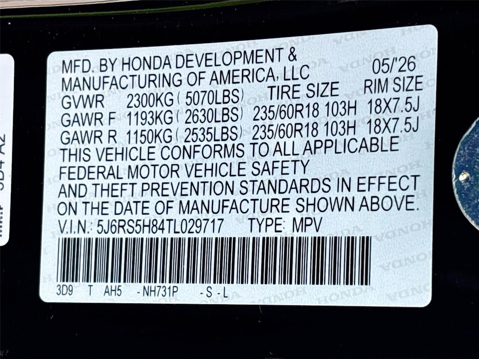 2026 Honda CR-V Hybrid Sport-L