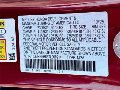 2026 Honda CR-V Hybrid Sport-L