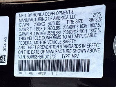 2026 Honda CR-V Hybrid Sport-L