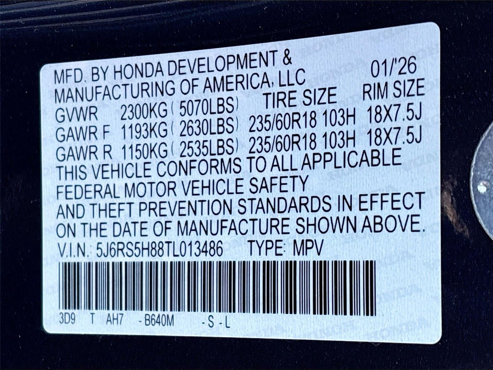2026 Honda CR-V Hybrid Sport-L