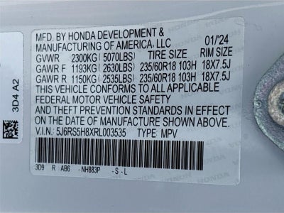 2024 Honda CR-V Hybrid Sport-L