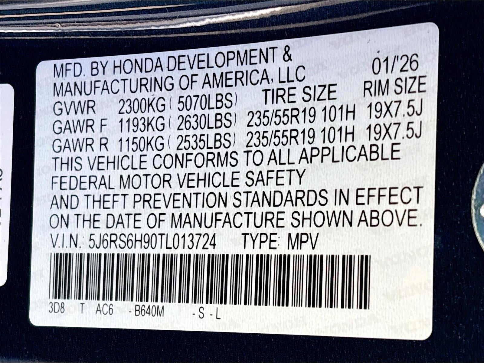 2026 Honda CR-V Hybrid Sport Touring