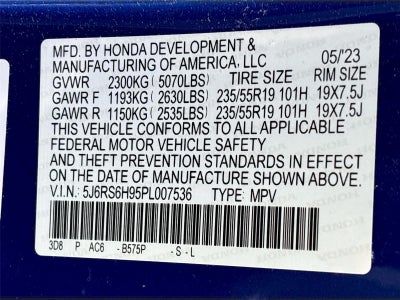 2023 Honda CR-V Hybrid Sport Touring