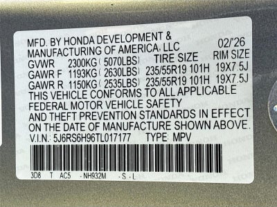 2026 Honda CR-V Hybrid Sport Touring