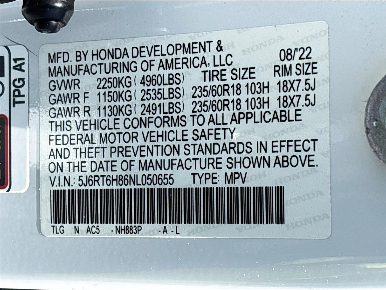2022 Honda CR-V Hybrid EX-L