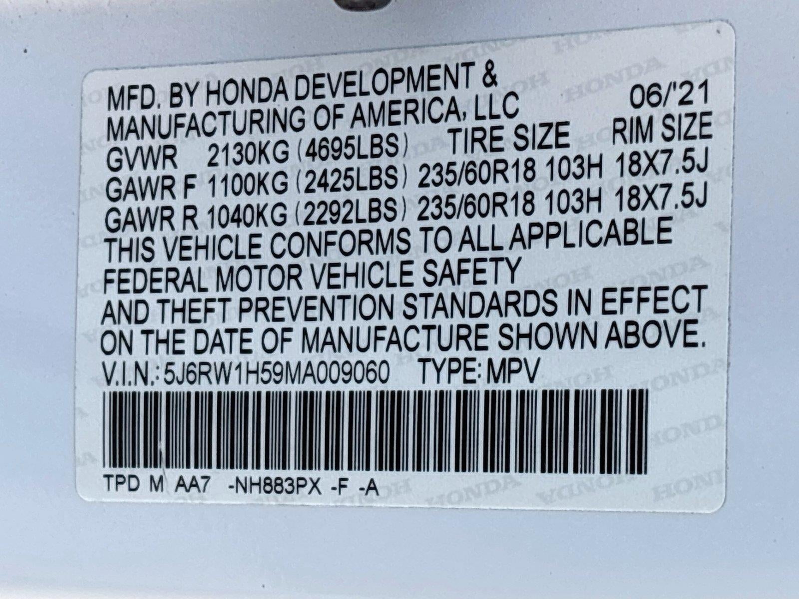 2021 Honda Cr-V EX