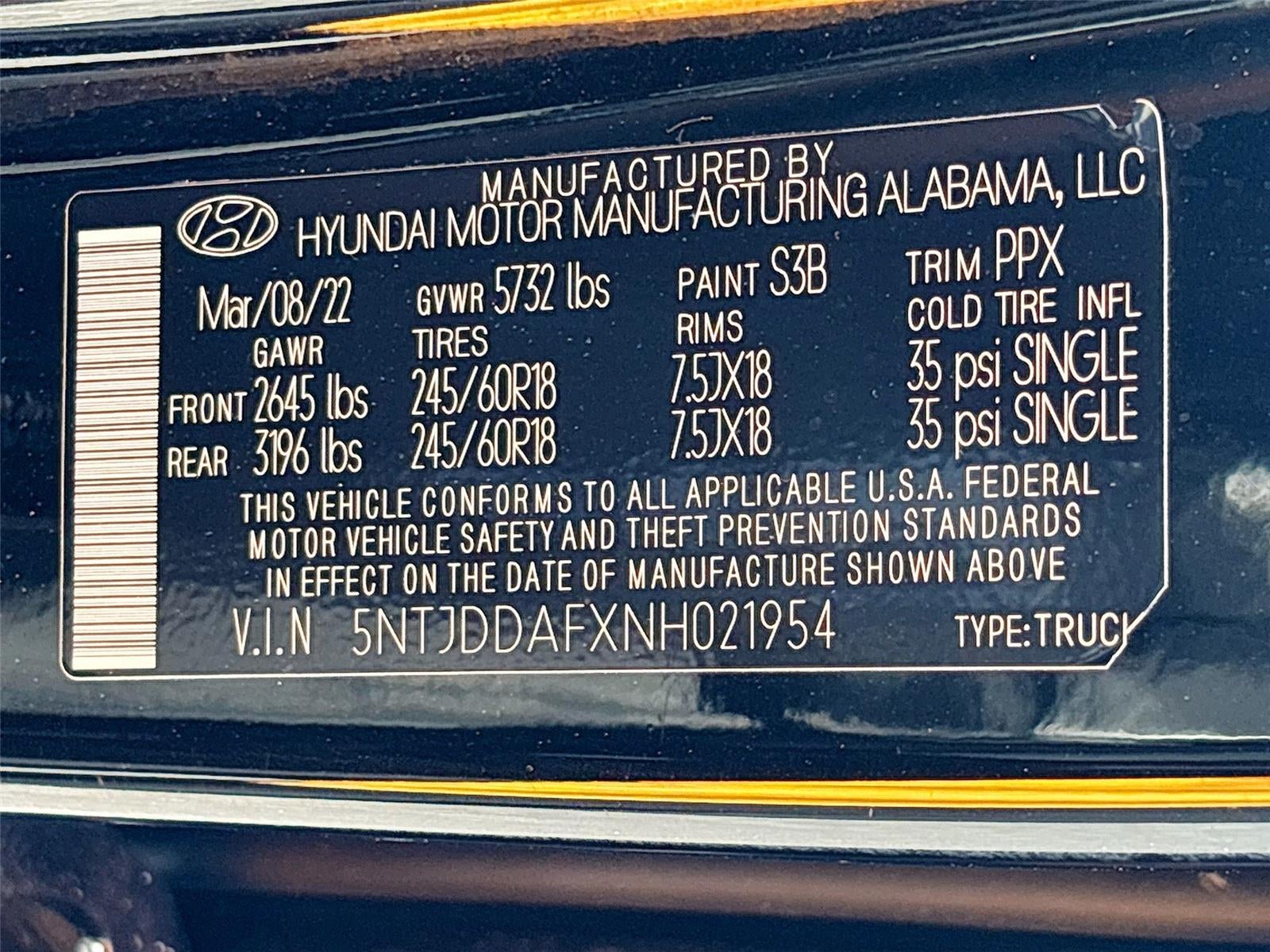 2022 Hyundai Santa Cruz SEL Premium