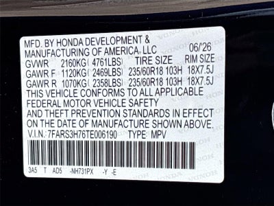 2026 Honda CR-V EXL EX-L