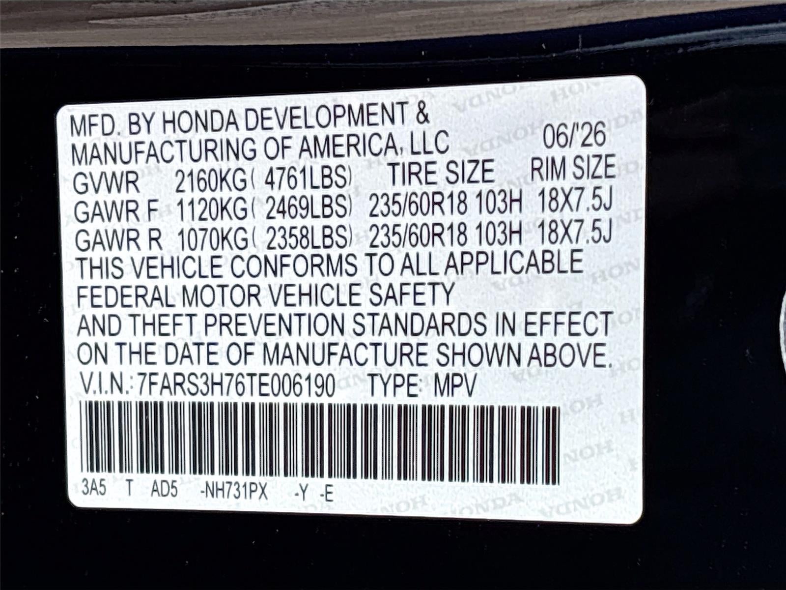 2026 Honda CR-V EXL EX-L