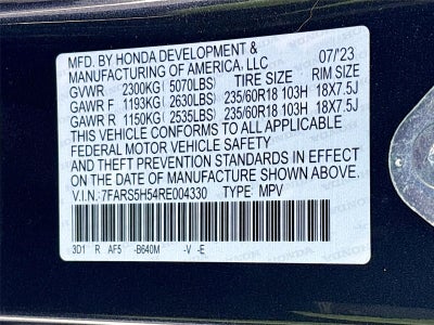 2024 Honda CR-V Hybrid Sport