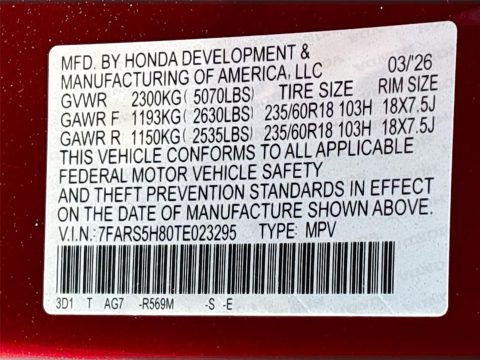2026 Honda CR-V Hybrid Sport-L