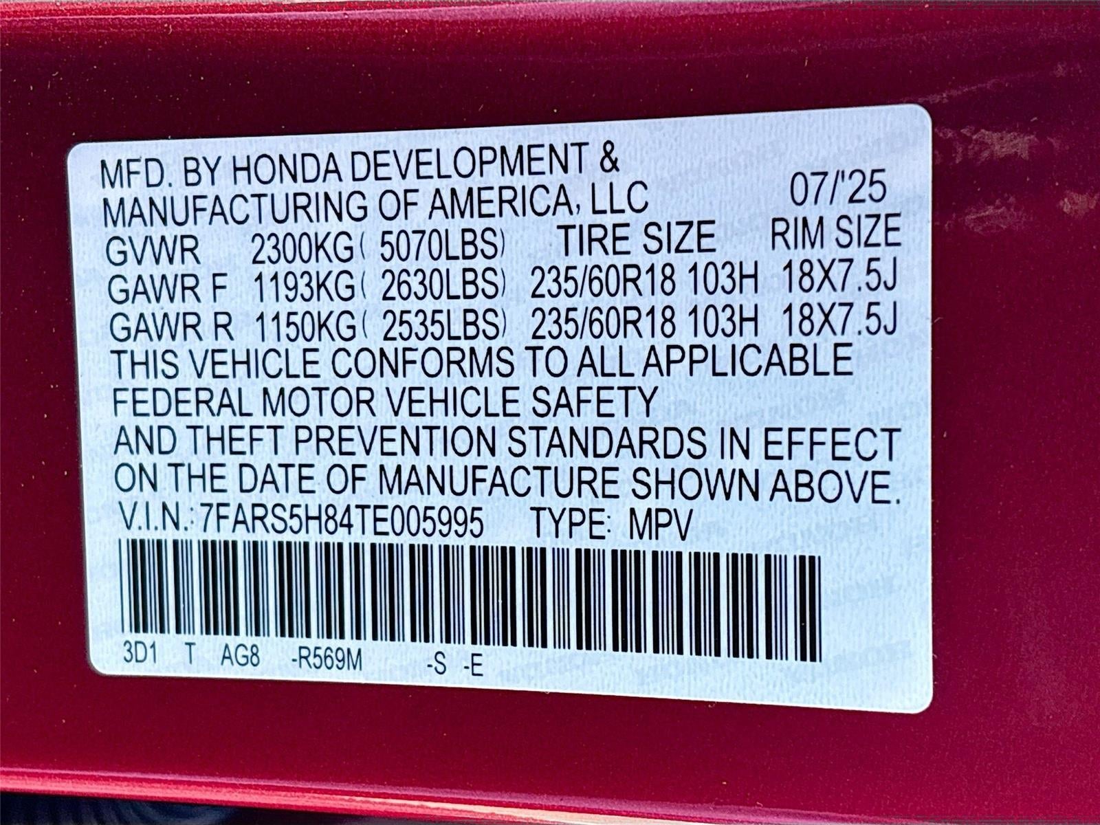 2026 Honda CR-V Hybrid Sport-L