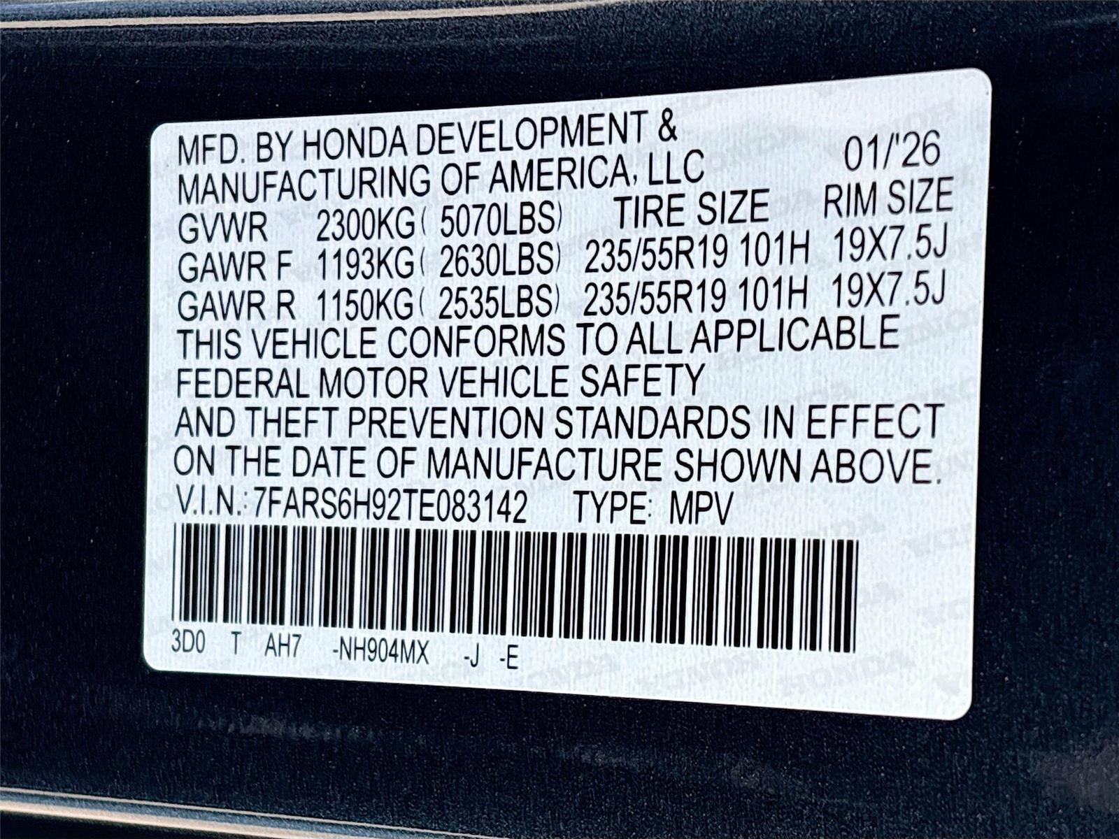 2026 Honda CR-V Hybrid Sport Touring