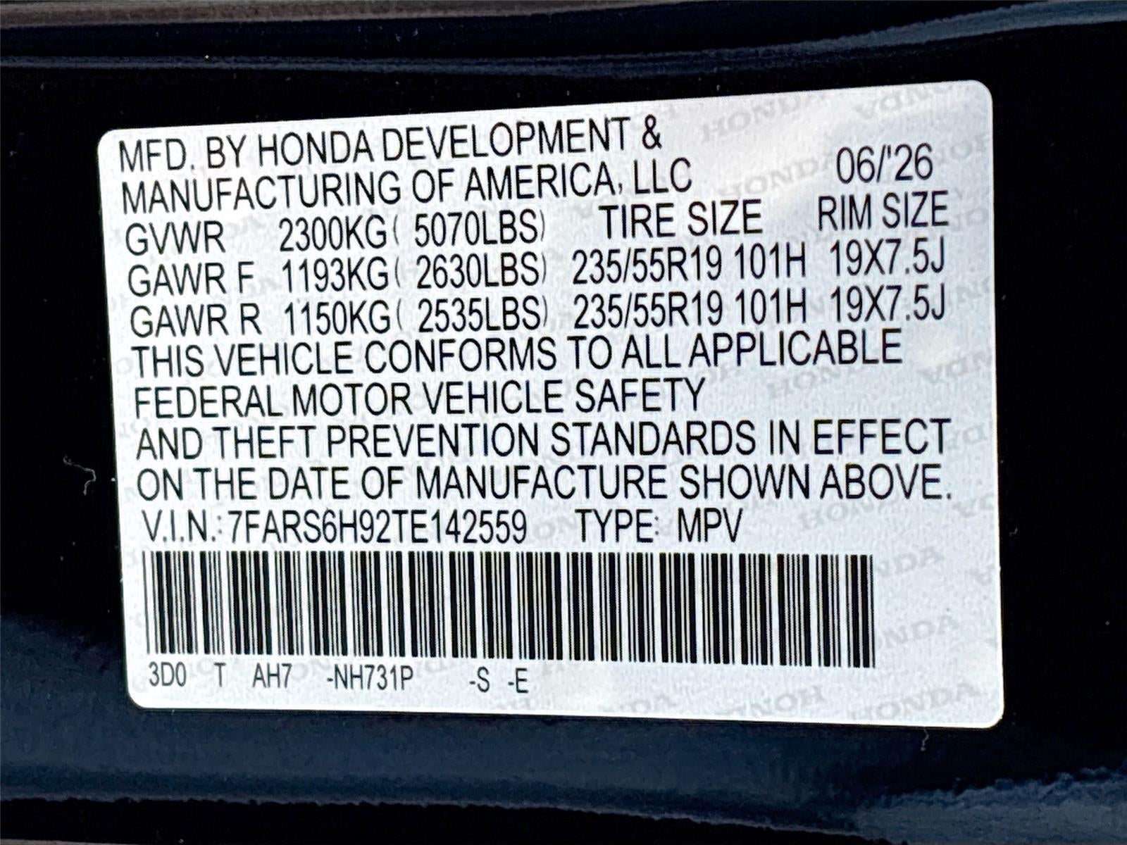 2026 Honda CR-V Hybrid Sport Touring