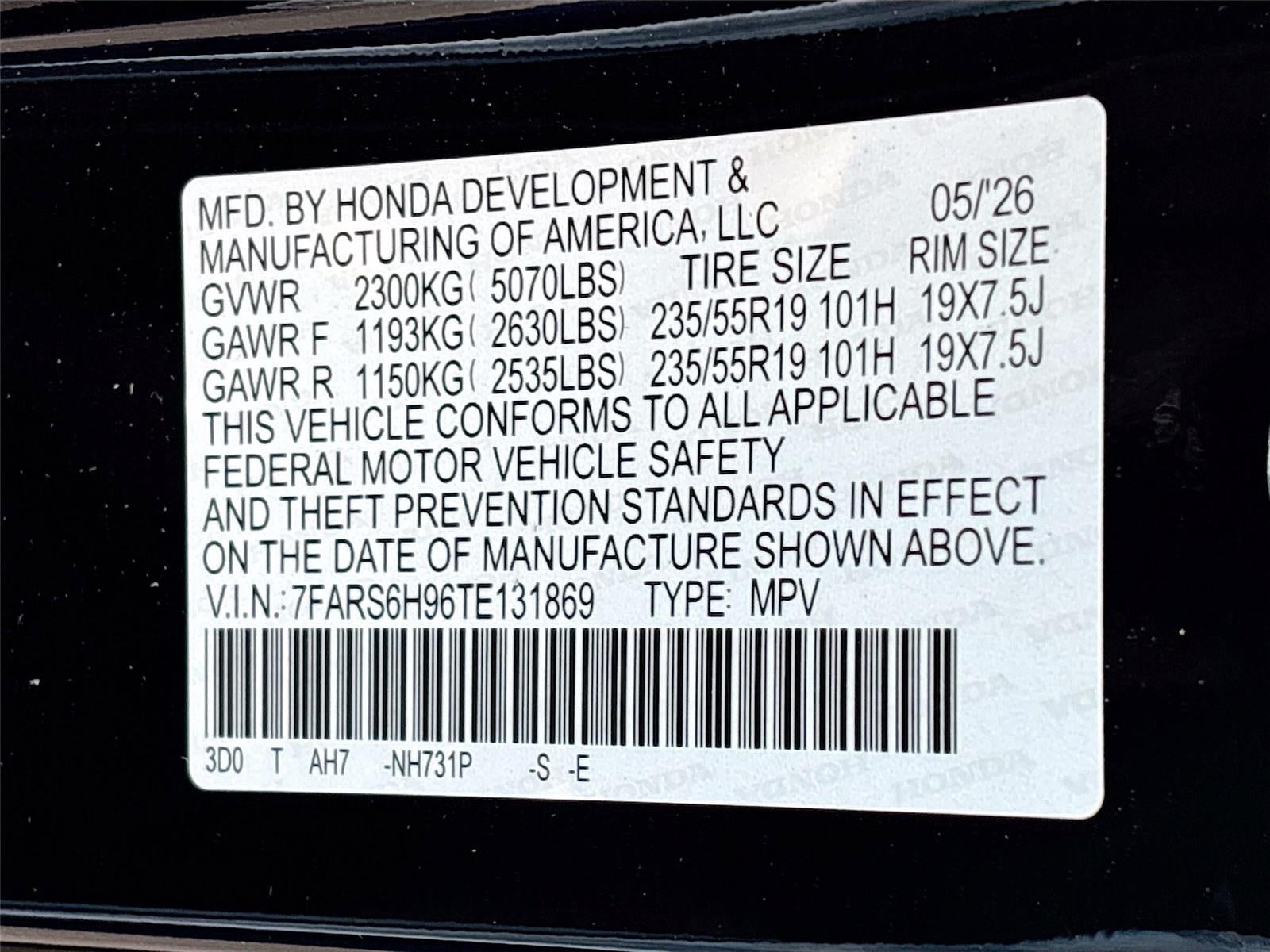 2026 Honda CR-V Hybrid Sport Touring